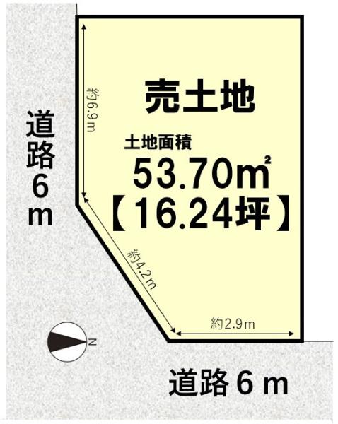 京都市西京区下津林南中島町の売土地