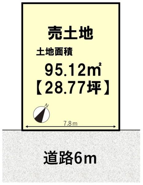 京都市西京区下津林中島町の売土地