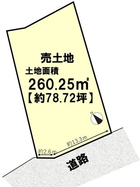 向日市向日町南山の売土地