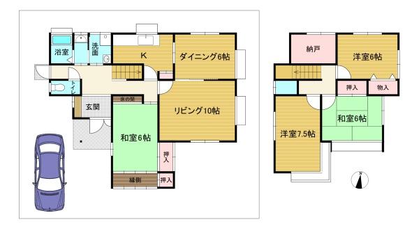 京都市西京区御陵大枝山町６丁目の中古一戸建