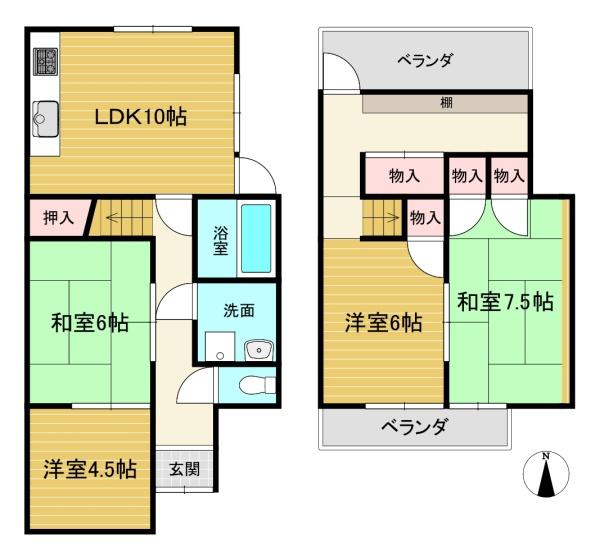 京都市西京区樫原蛸田町の中古一戸建