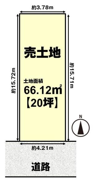 向日市寺戸町永田の売土地