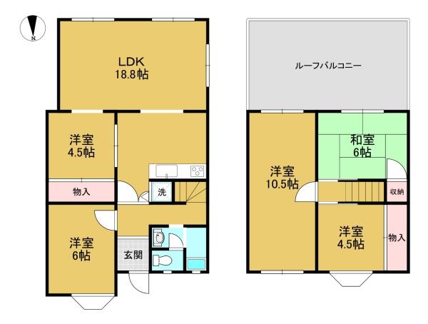京都市西京区大枝西新林町５丁目の中古テラスハウス