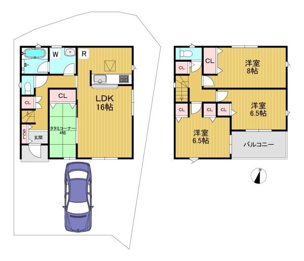 亀岡市篠町野条イカノ辻南の新築一戸建