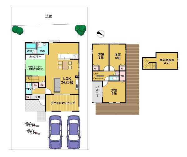 京都市西京区大枝北福西町２丁目の土地