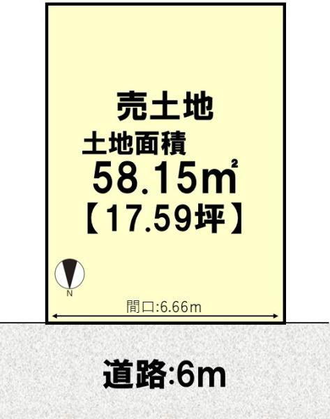 京都市西京区下津林南中島町の売土地