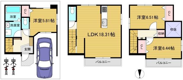 京都市西京区下津林南中島町の売土地