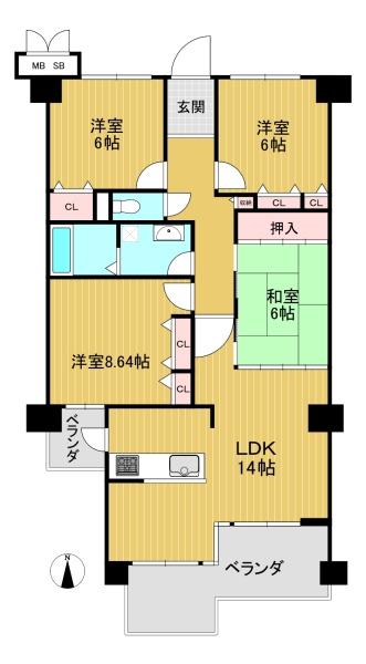 サンシティ桂坂参番館