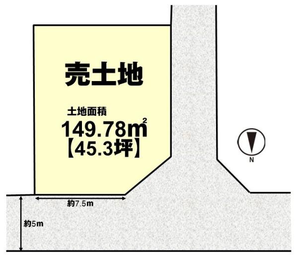 長岡京市長法寺中畠の売土地