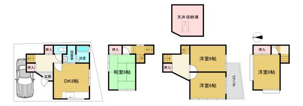 向日市上植野町中福知の中古一戸建