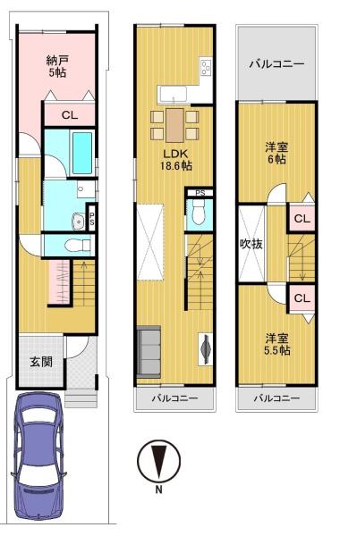 向日市物集女町五ノ坪の新築一戸建