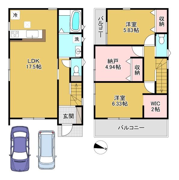 向日市物集女町燈篭前の新築一戸建