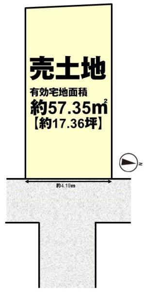 長岡京市長岡３丁目の売土地