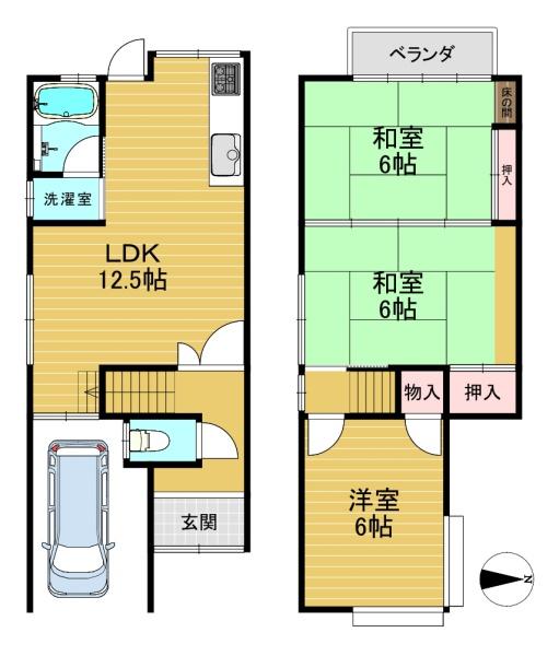 京都市西京区川島権田町の中古一戸建