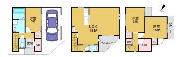 京都市西京区桂南滝川町の売土地