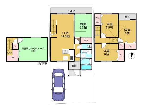長岡京市下海印寺西明寺の中古一戸建