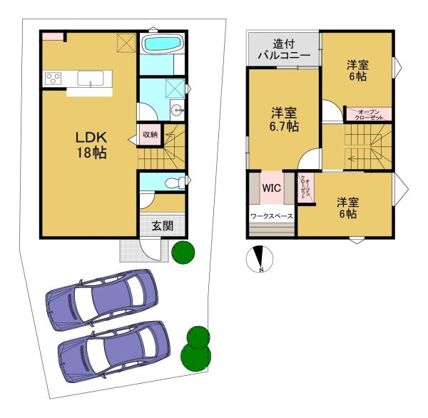 向日市上植野町南小路の新築一戸建