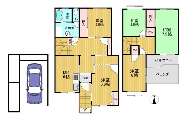中古テラスハウス