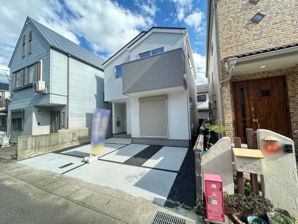 向日市寺戸町大牧の新築一戸建(前面道路含む現地写真)