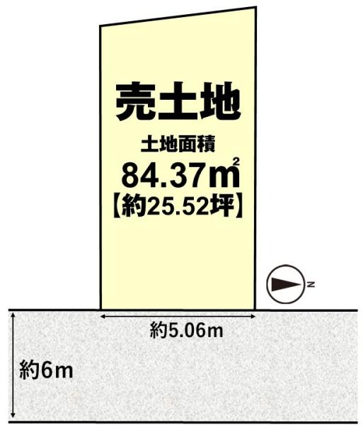 向日市物集女町ヲサン田の売土地