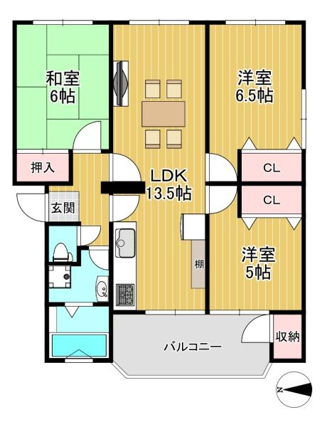 ハイム長岡Ａ棟