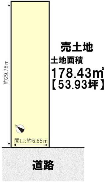京都市西京区大枝沓掛町の売土地