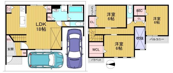京都市南区久世川原町の土地