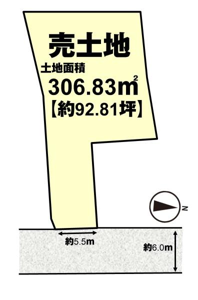 向日市寺戸町北前田の売土地
