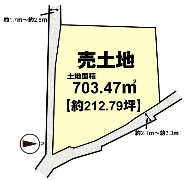 京都市西京区大原野上里北ノ町の売土地