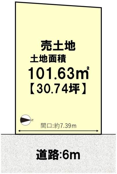 京都市西京区大原野上里北ノ町の売土地