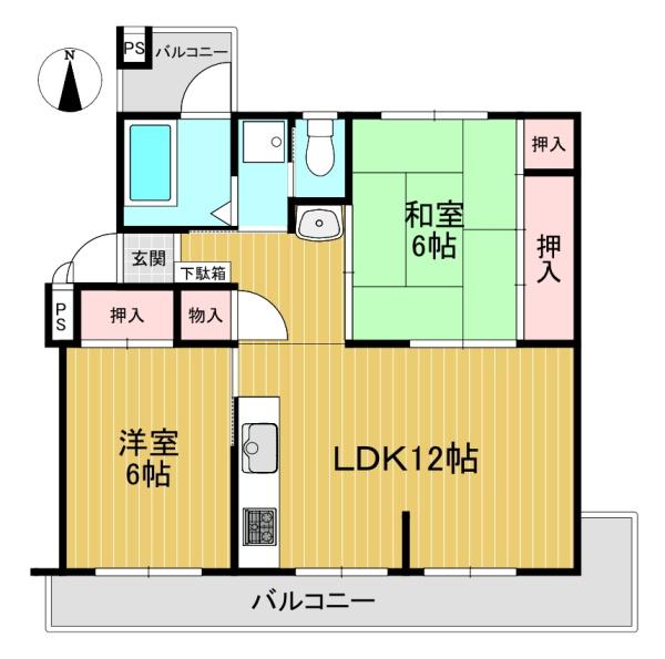 円明寺ヶ丘団地H棟