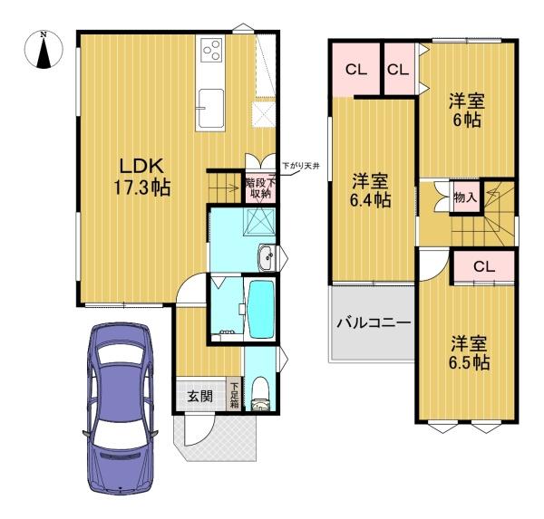 長岡京市一文橋２丁目の土地