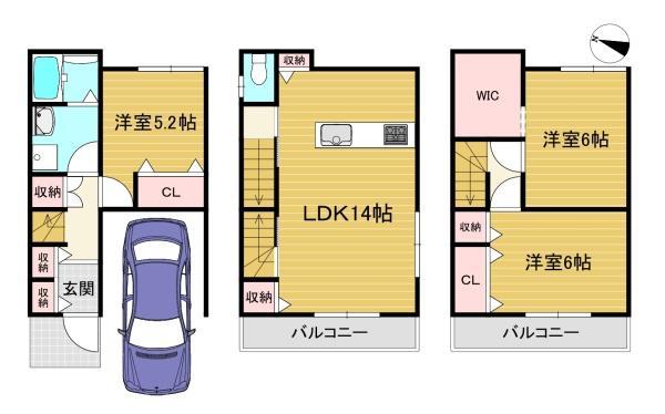 向日市寺戸町三ノ坪の土地