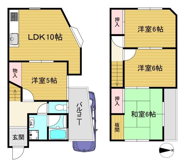 京都市西京区大原野上里南ノ町の中古一戸建