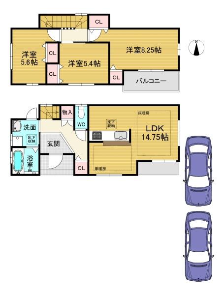 京都市西京区樫原杉原町の中古一戸建