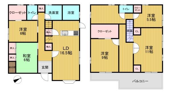 京都市西京区御陵峰ケ堂町３丁目の中古一戸建