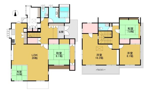 京都市西京区大枝北沓掛町４丁目の中古一戸建