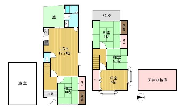 京都市西京区樫原下ノ町の中古一戸建