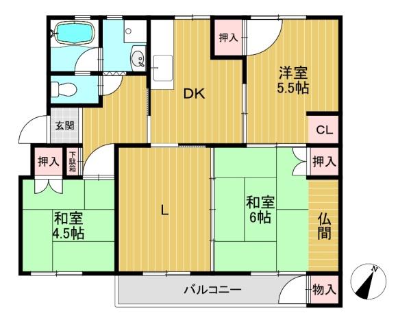 竹の台団地B3棟