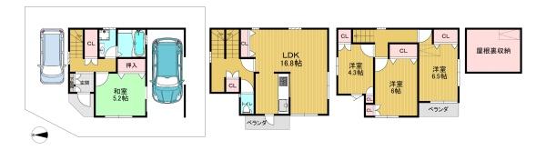 向日市寺戸町東野辺の中古一戸建