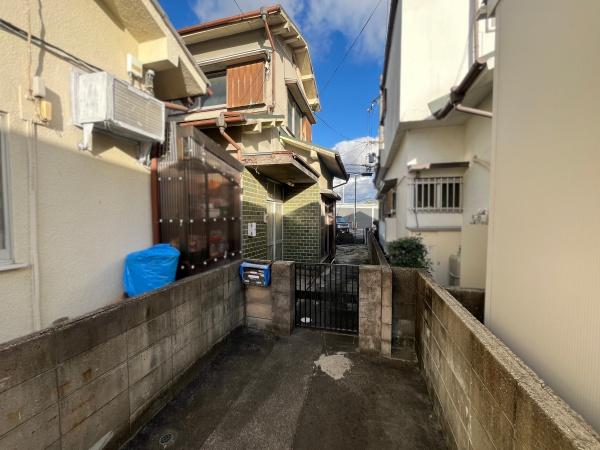 京都市伏見区淀樋爪町の土地(前面道路含む現地写真)