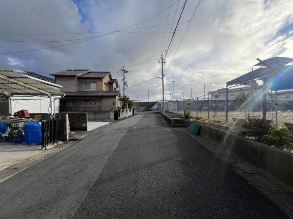 京都市伏見区淀樋爪町の土地(前面道路含む現地写真)