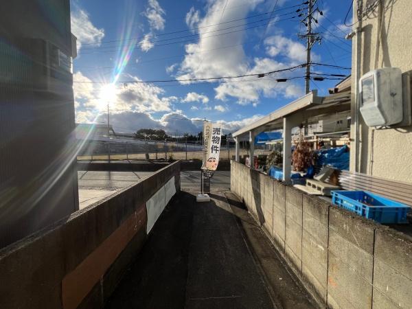 京都市伏見区淀樋爪町の土地(前面道路含む現地写真)