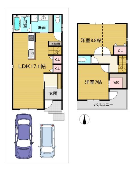 京都市西京区大原野上里鳥見町の新築一戸建