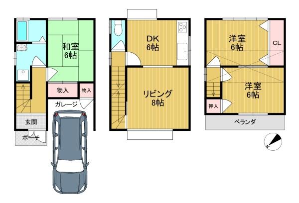 京都市西京区大枝塚原町の中古一戸建