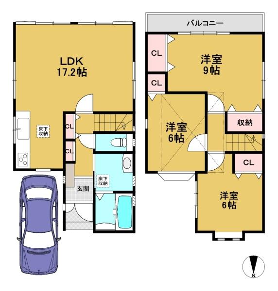 長岡京市下海印寺伊賀寺の中古一戸建