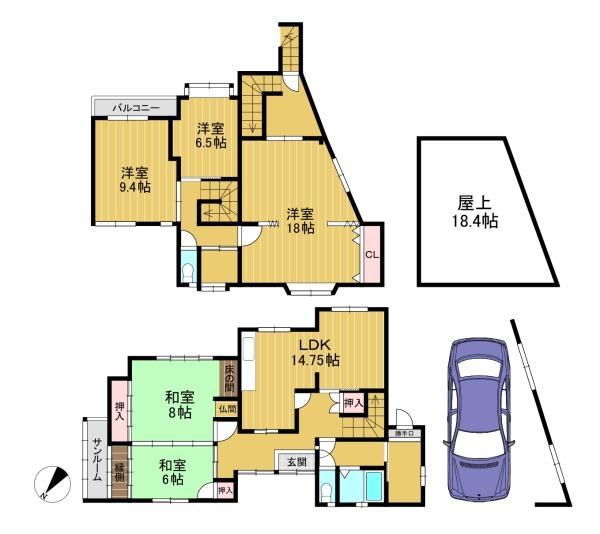 京都市西京区大原野西境谷町３丁目の中古一戸建