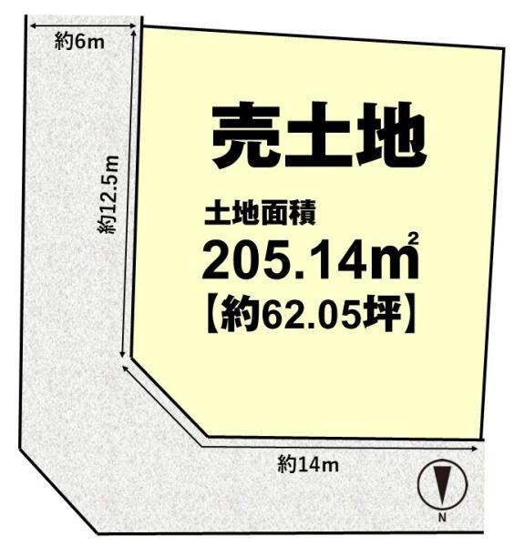 京都市西京区大枝北沓掛町６丁目の売土地