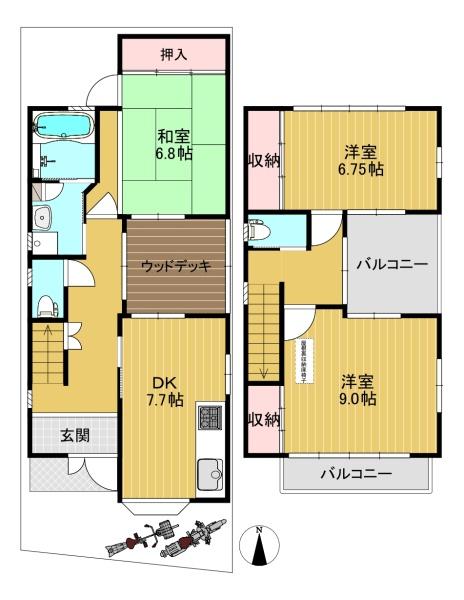 京都市西京区桂乾町の中古一戸建