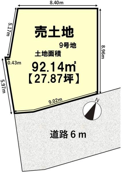 京都市山科区西野山射庭ノ上町の土地